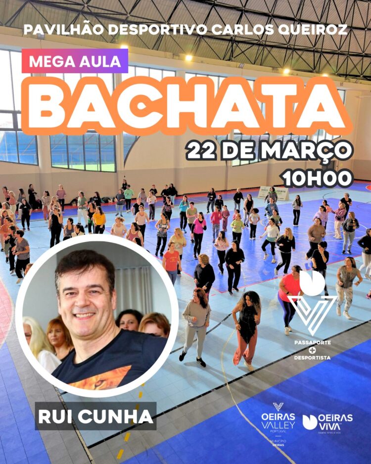 As MEGA AULAS estão de volta: disco‑desportivo de bachata em Oeiras