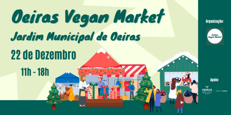 O Oeiras Vegan Market está de volta ao Jardim Municipal de Oeiras